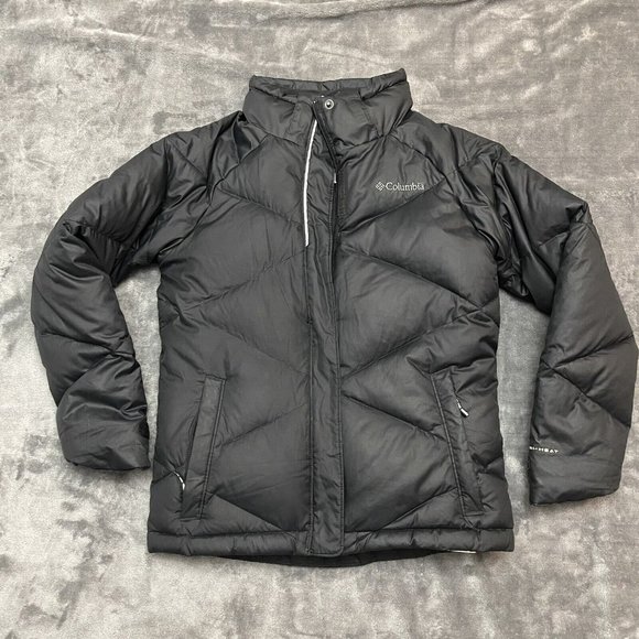 Columbia omni heat down puffer jacket Black Youth Size Medium